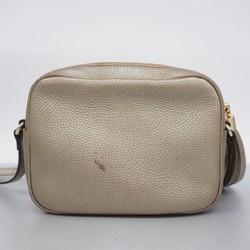 Gucci Shoulder Bag Soho 308364 Leather Champagne Gold Ladies