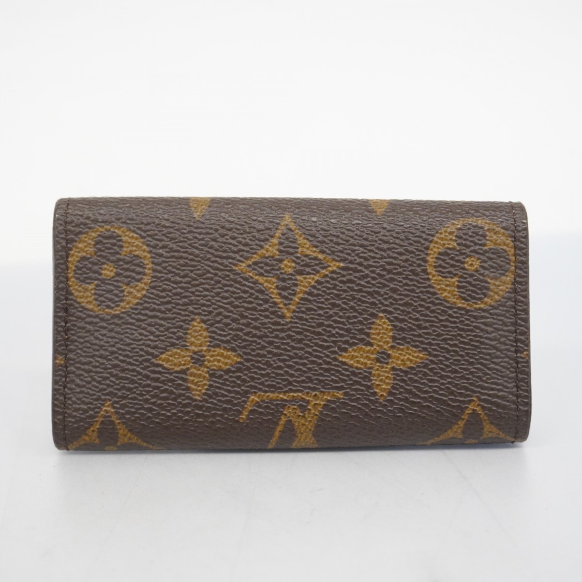 Louis Vuitton Key Case Monogram Multicle 4 M69517 Brown Men's Women's