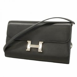 Hermes Shoulder Wallet Constance To Go Evercolor Black B Stamp Ladies