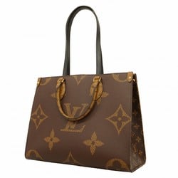 Louis Vuitton Tote Bag Monogram Reverse On the Go MM M45321 Brown Women's