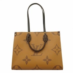 Louis Vuitton Tote Bag Monogram Reverse On the Go MM M45321 Brown Women's