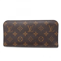 Louis Vuitton Long Wallet Monogram Leopard Portefeuille Ansolite M60101 Brown Blue Infini Ladies