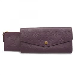 Louis Vuitton Long Wallet Monogram Empreinte Portefeuille Curieuse M60564 Amethyst Ladies