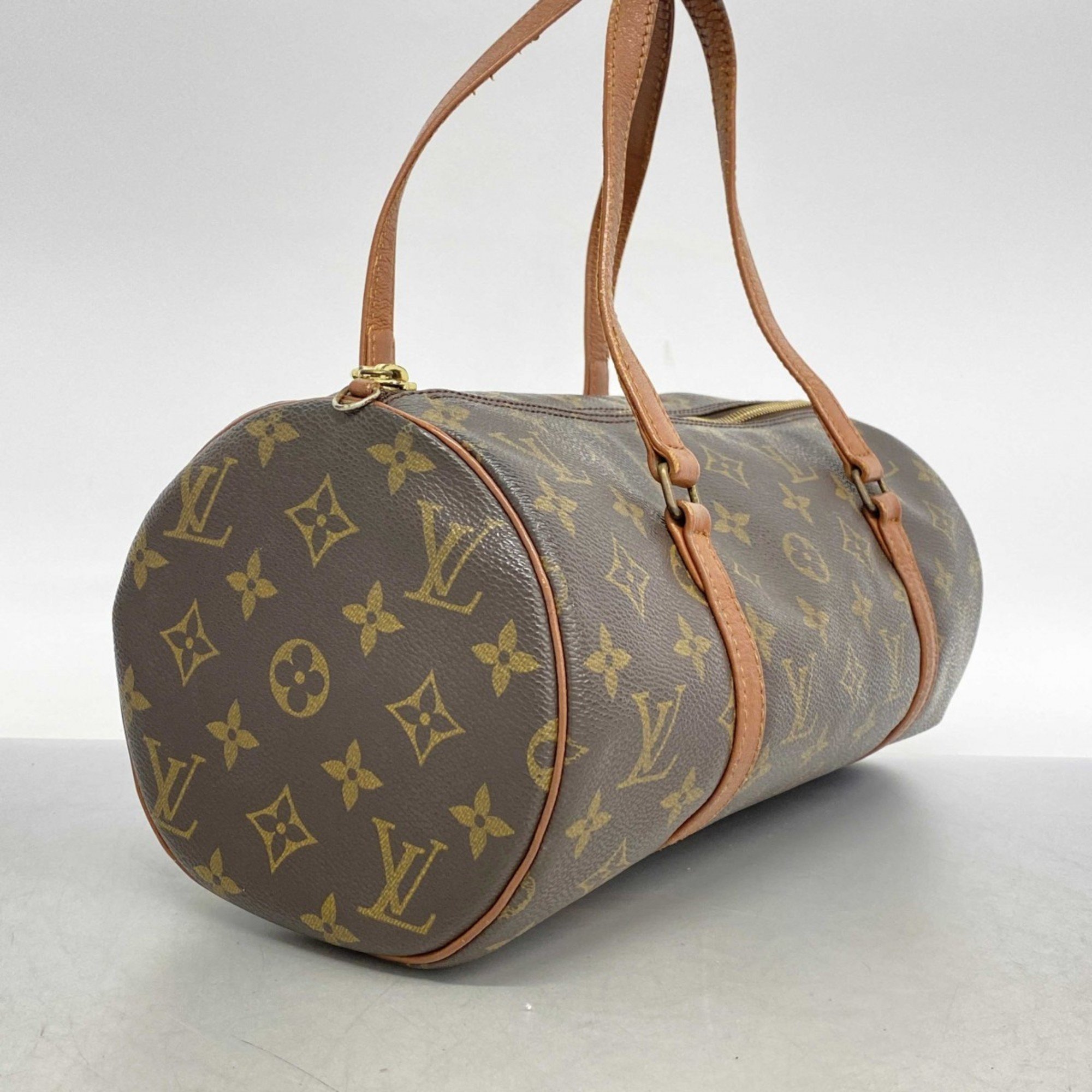 Louis Vuitton handbag Monogram Papillon 30 M51385 Brown ladies