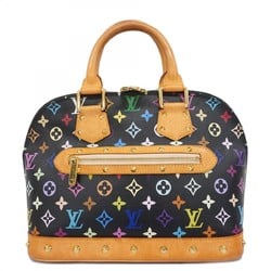 Louis Vuitton Handbag Monogram Multicolor Alma PM M92646 Noir Ladies