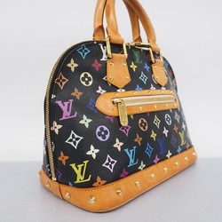 Louis Vuitton Handbag Monogram Multicolor Alma PM M92646 Noir Ladies