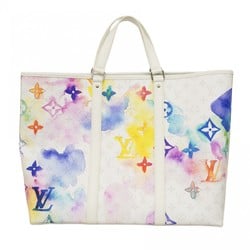 Louis Vuitton Tote Bag Monogram Watercolor Weekend GM M45754 White Multicolor Men's Women's