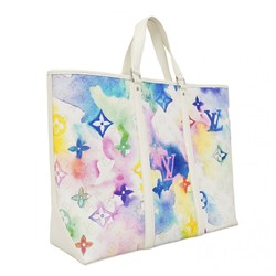 Louis Vuitton Tote Bag Monogram Watercolor Weekend GM M45754 White Multicolor Men's Women's