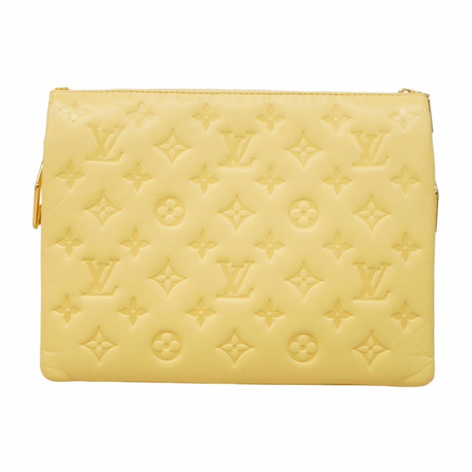 Louis Vuitton Shoulder Bag Coussin PM M25112 Yellow Ladies