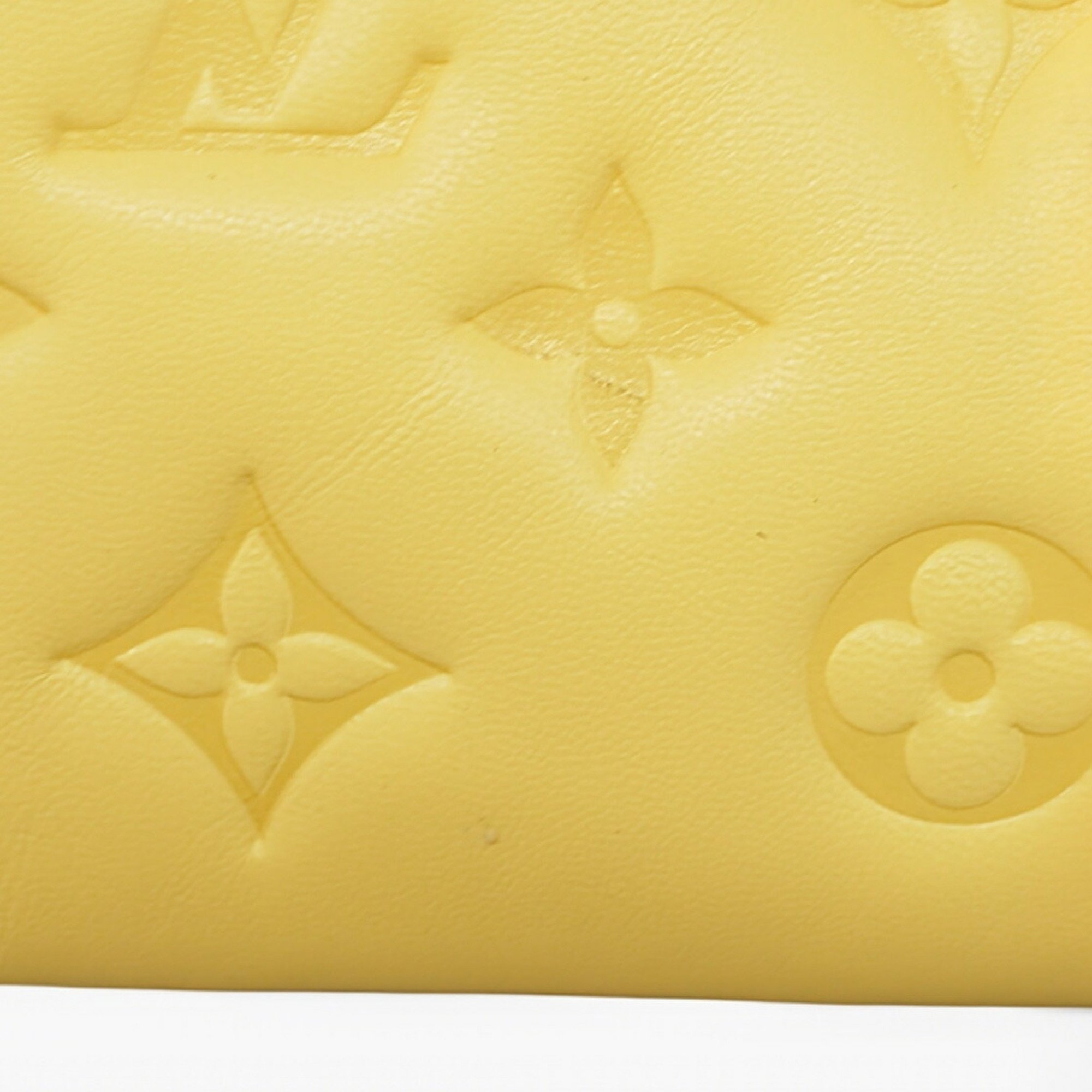 Louis Vuitton Shoulder Bag Coussin PM M25112 Yellow Ladies