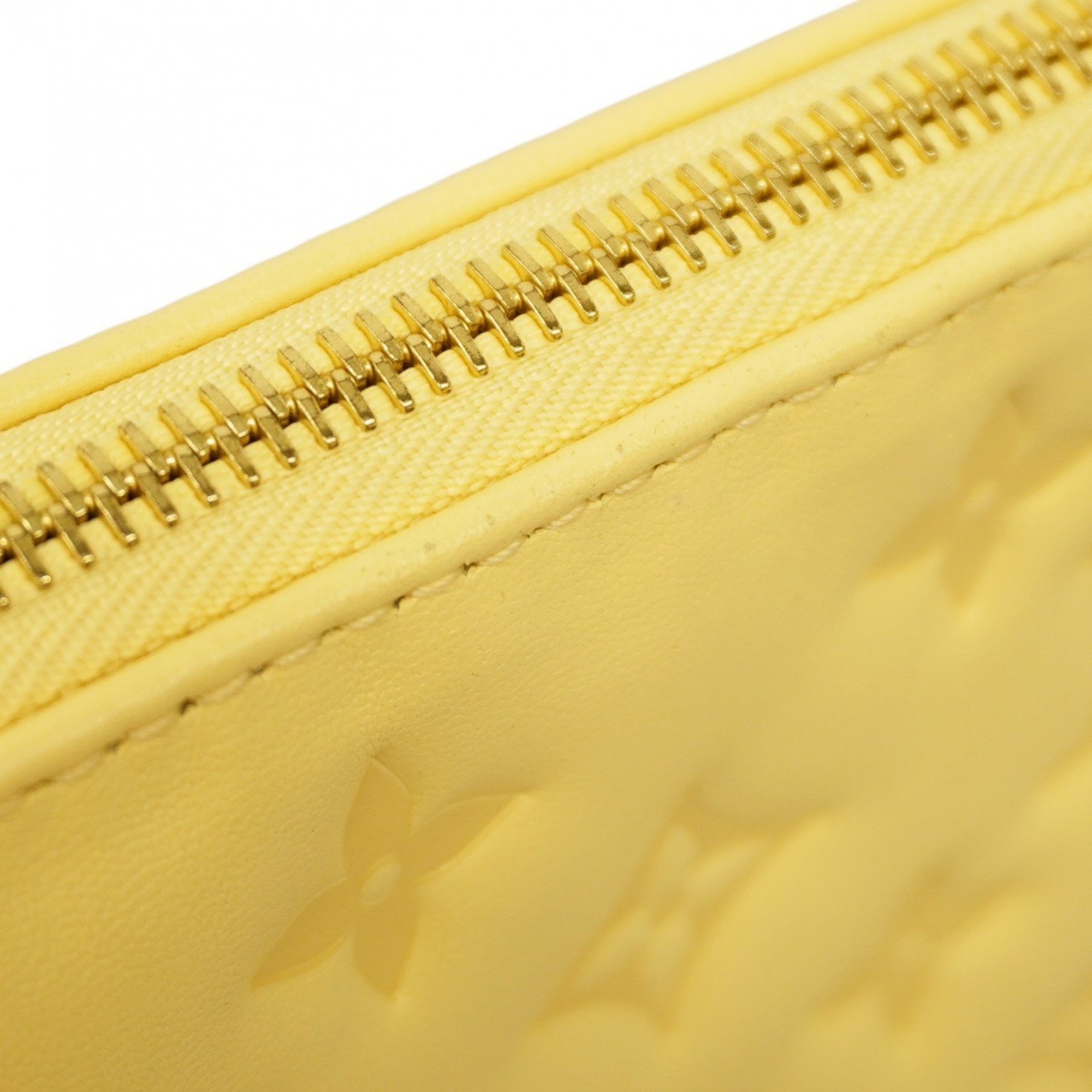 Louis Vuitton Shoulder Bag Coussin PM M25112 Yellow Ladies