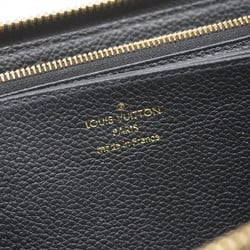 Louis Vuitton Long Wallet Monogram Empreinte Zippy M60571 Noir Ladies