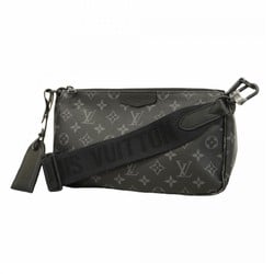 Louis Vuitton Shoulder Bag Monogram Eclipse Pochette Accessoires XL M11741 Black Men's