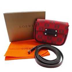 LOEWE Bags for Women and Men Anagram Body Bag Waist Shoulder Red