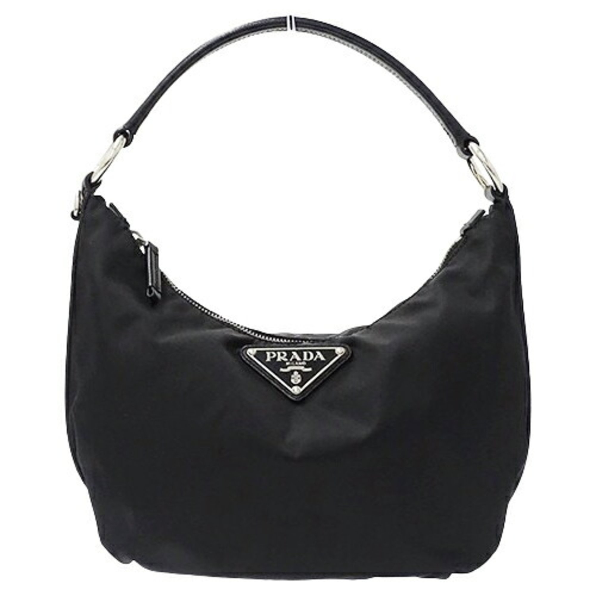 PRADA Women's Bag Handbag Shoulder Nylon Black BR3332