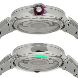 BVLGARI Women's Watch, Lucea Date, Automatic, AT, Stainless Steel, SS, LU33S, Silver, Pink, Polished