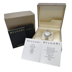 BVLGARI Women's Watch, Lucea Date, Automatic, AT, Stainless Steel, SS, LU33S, Silver, Pink, Polished