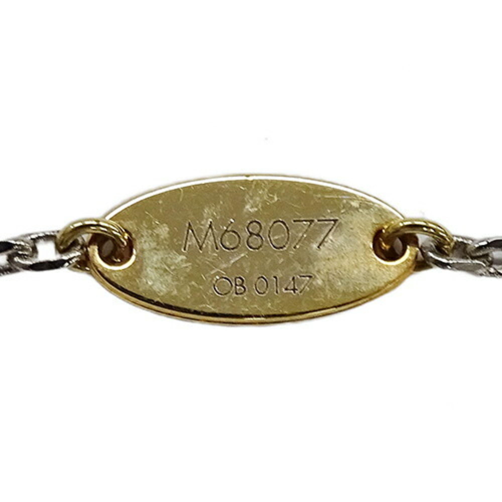 Louis Vuitton LOUIS VUITTON Bracelet Women's Metal Mania Gold Silver M68077 OB0147