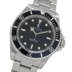 Rolex ROLEX Submariner No Date 14060 S Series Men's Watch Automatic AT Stainless Steel SS Silver Black Polished