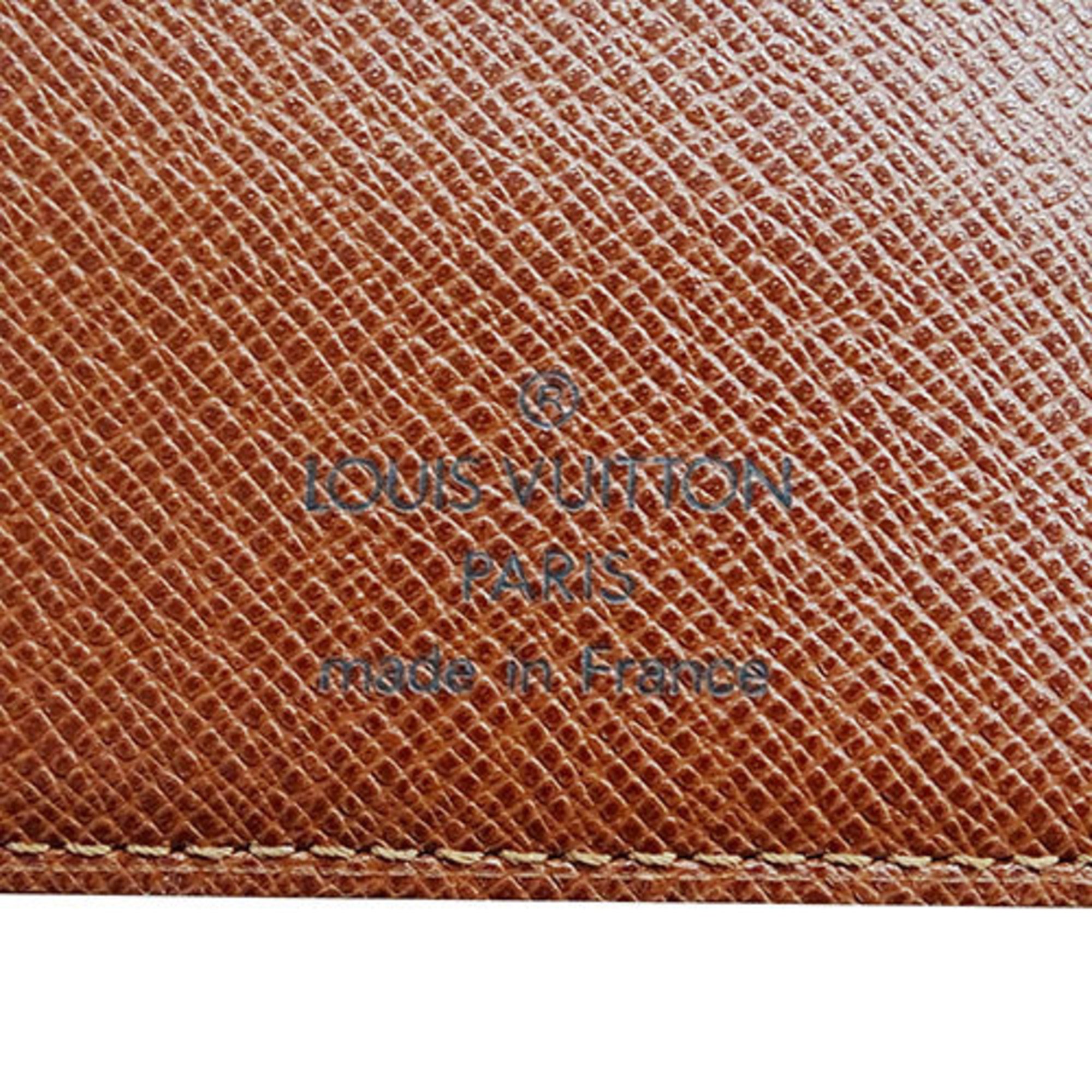 Louis Vuitton LOUIS VUITTON Planner Cover for Women and Men Monogram Canvas Agenda MM Brown R20105 B6 Size 6-Hole Memo Pad