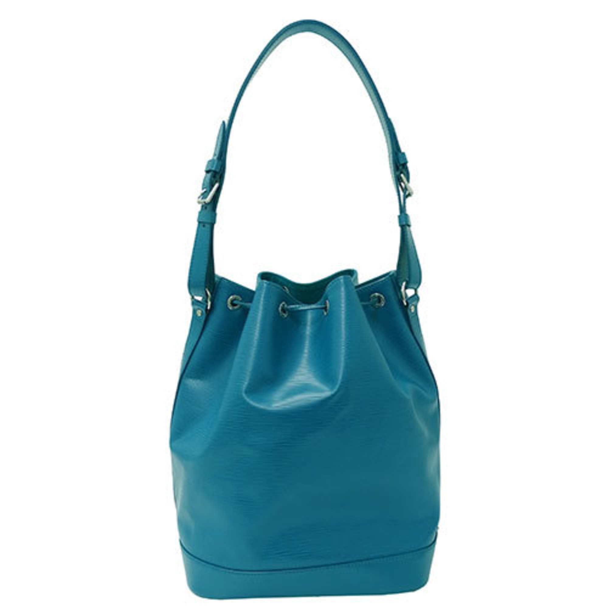 Louis Vuitton LOUIS VUITTON Bag Women's Shoulder Epi Leather Noe Cyan Blue Green M40841 Bucket