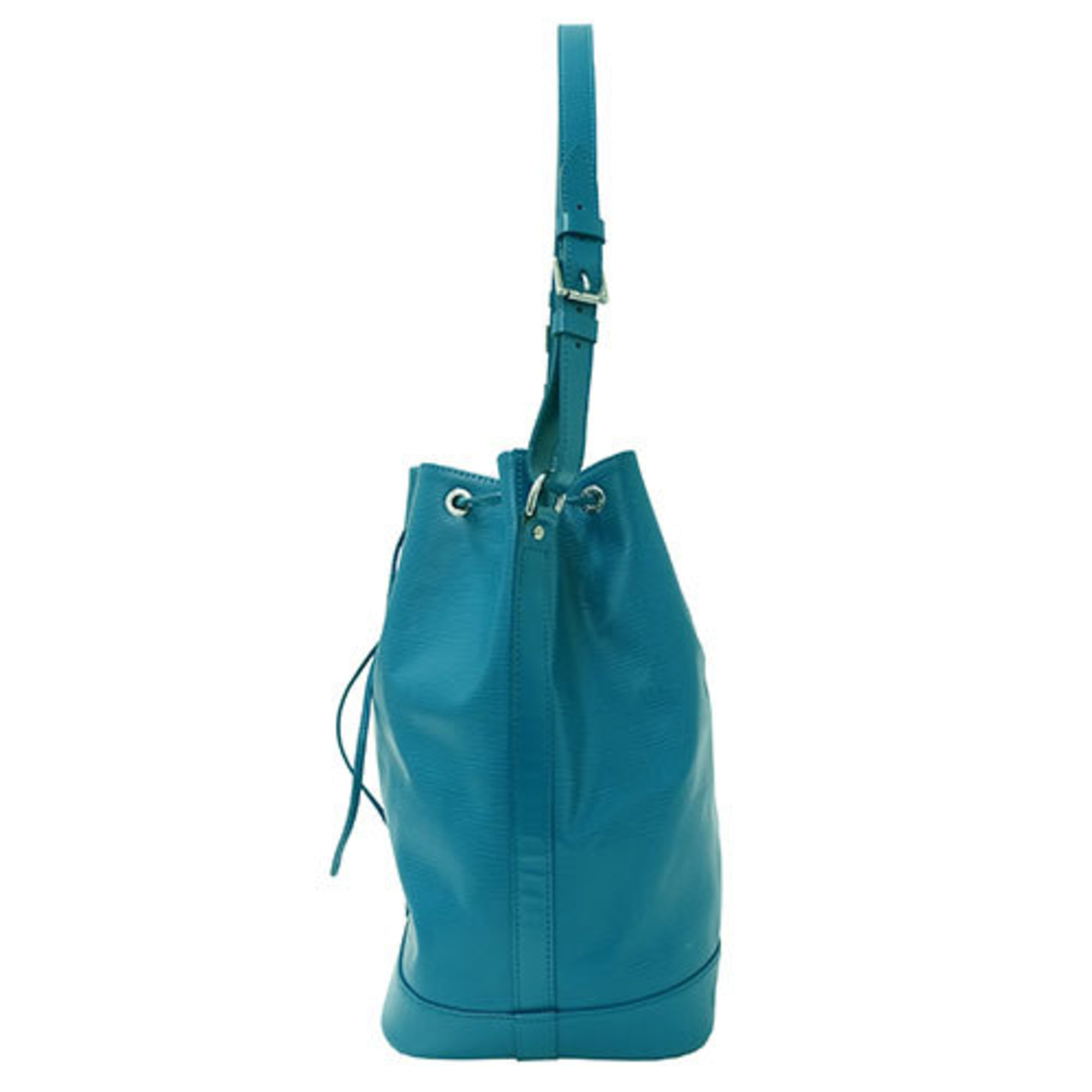 Louis Vuitton LOUIS VUITTON Bag Women's Shoulder Epi Leather Noe Cyan Blue Green M40841 Bucket