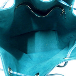 Louis Vuitton LOUIS VUITTON Bag Women's Shoulder Epi Leather Noe Cyan Blue Green M40841 Bucket