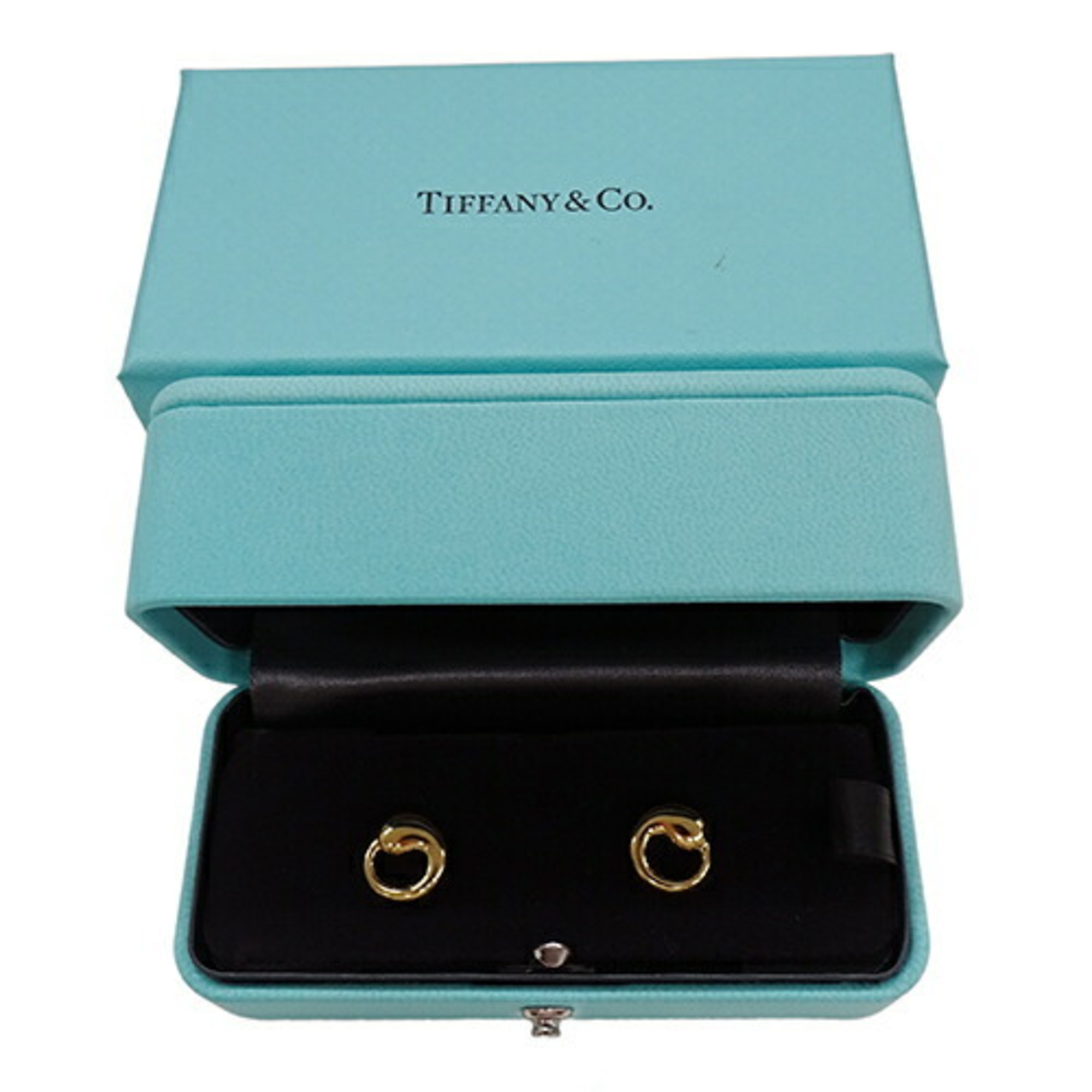 Tiffany & Co. Elsa Peretti Eternal Circle Earrings for Women, 750YG, Yellow Gold, Polished