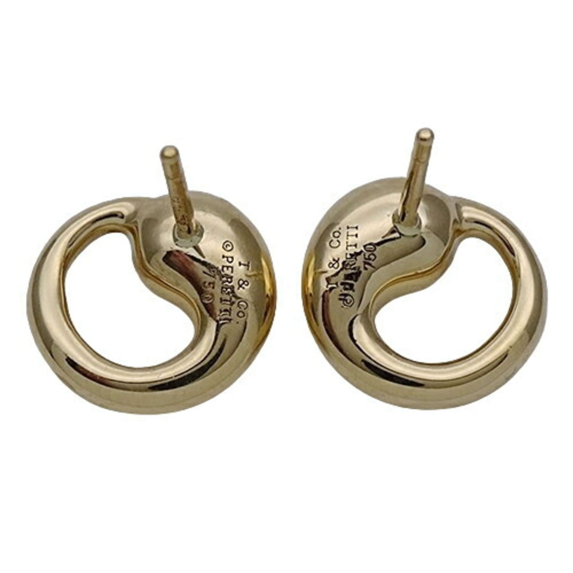 Tiffany & Co. Elsa Peretti Eternal Circle Earrings for Women, 750YG, Yellow Gold, Polished