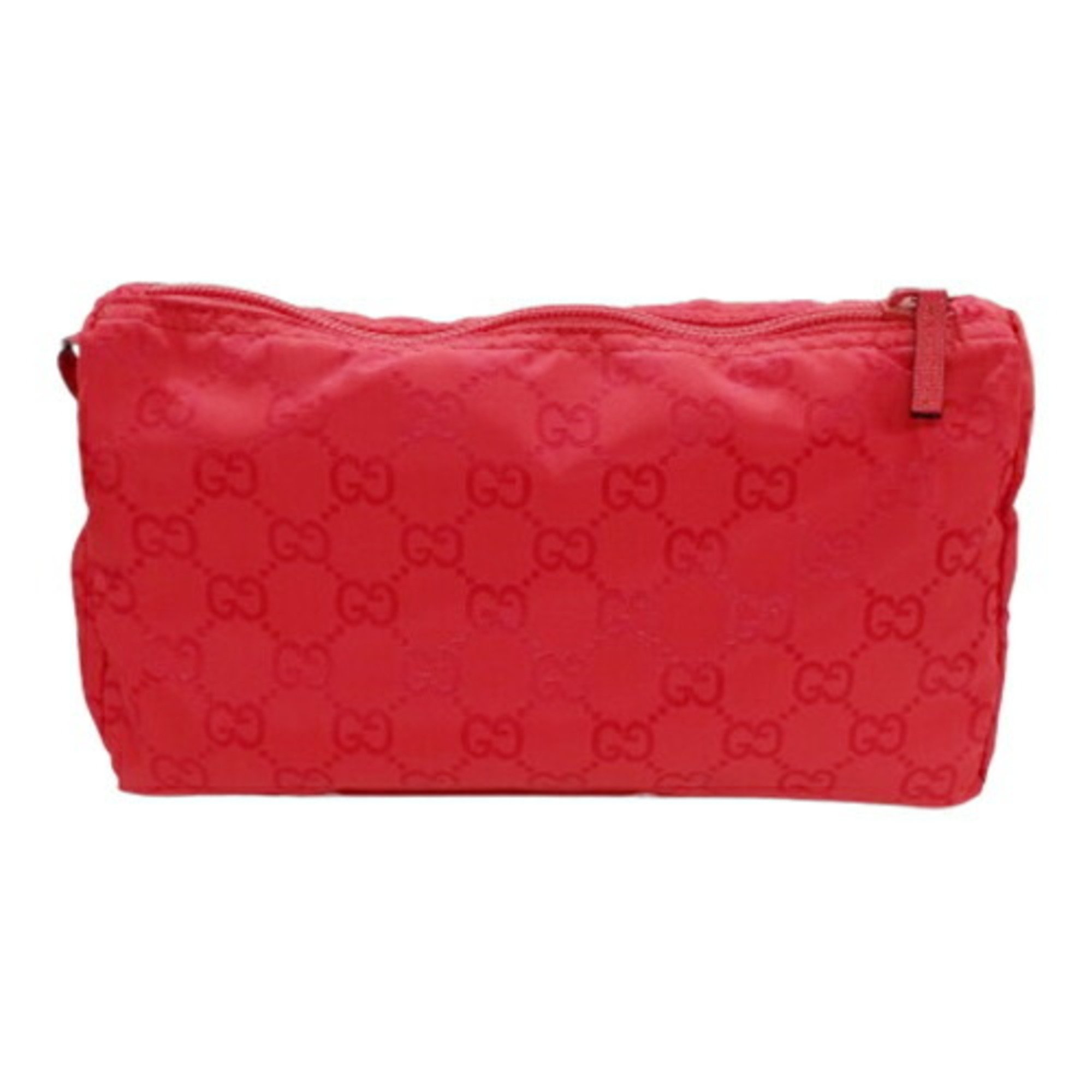 GUCCI Pouch for Women and Men, GG Nylon, Red, 224091