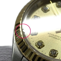 Rolex ROLEX Datejust 69173G S serial number Watch Ladies 10P Diamond Automatic AT Stainless Steel SS Gold YG Combination Overhauled and polished