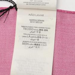 GUCCI GG Pattern Stole Clothing Wool Silk Women's Pink 1659043G6465872