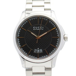 Gucci G Timeless 126.4 Watch Stainless Steel Men's Black YA126432