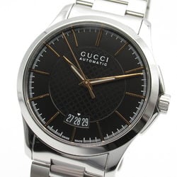 Gucci G Timeless 126.4 Watch Stainless Steel Men's Black YA126432