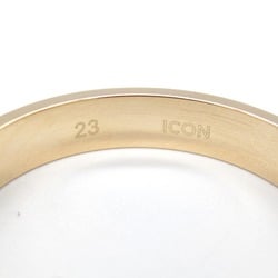 Gucci Icon Ring, K18PG (Pink Gold), Men's, Women's, Gold