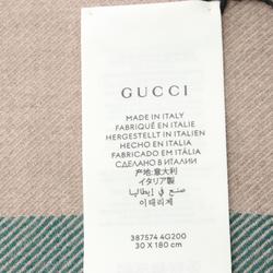 Gucci Scarf Clothing Wool Men Women Brown Bordeaux Green 3875744G2009573