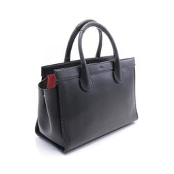 Chloé Chloe GRAND EDITH Tote Bag Leather Women's Black