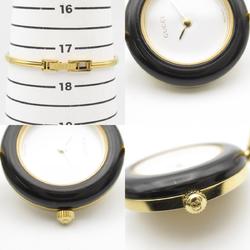 GUCCI Change Bezel Watch GP (Gold Plated) Women's White 11 12.2