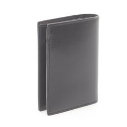 Saint Laurent Cassandra Bi-fold Wallet Leather Men's Black 6687350SX0E1000