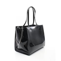 JIMMY CHOO VARENNE TOTE BQI Tote Bag Patent Leather Women's Black