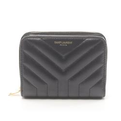 Saint Laurent JOAN Bi-fold wallet Leather Women's Black 650981