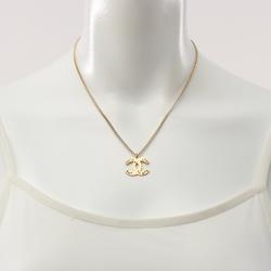 CHANEL Coco Mark Necklace GP (Gold Plated) Women's Gold 03A