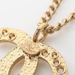 CHANEL Coco Mark Necklace GP (Gold Plated) Women's Gold 03A