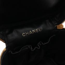 CHANEL Coco Mark Handbag Bag Caviar Skin (Grained Calf) Women's Black A01998