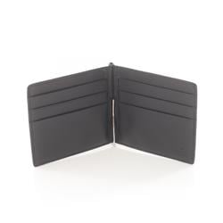 GUCCI Guccissima Bi-fold Wallet Leather Men's Women's Black 170580