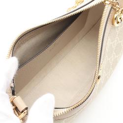 GUCCI Ophidia Small GG Supreme Handbag Bag Coated Canvas Leather Women's Beige 735132UULAG9682