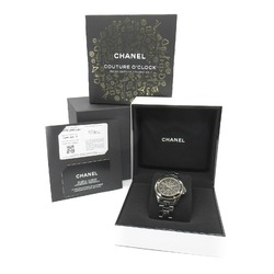 CHANEL J12 Couture Watch, Ceramic, Men's, Black, H9762