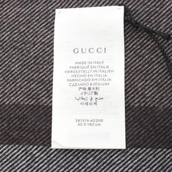 Gucci GUCCI Scarf Clothing Wool Men's Black Brown Multicolor 3875744G2002764