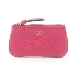 GUCCI Swing Wallet/Coin Case Wallet Leather Women's Pink 368879