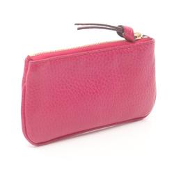 GUCCI Swing Wallet/Coin Case Wallet Leather Women's Pink 368879